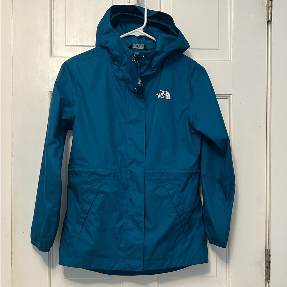 The North Face Kids Blue Raincoat